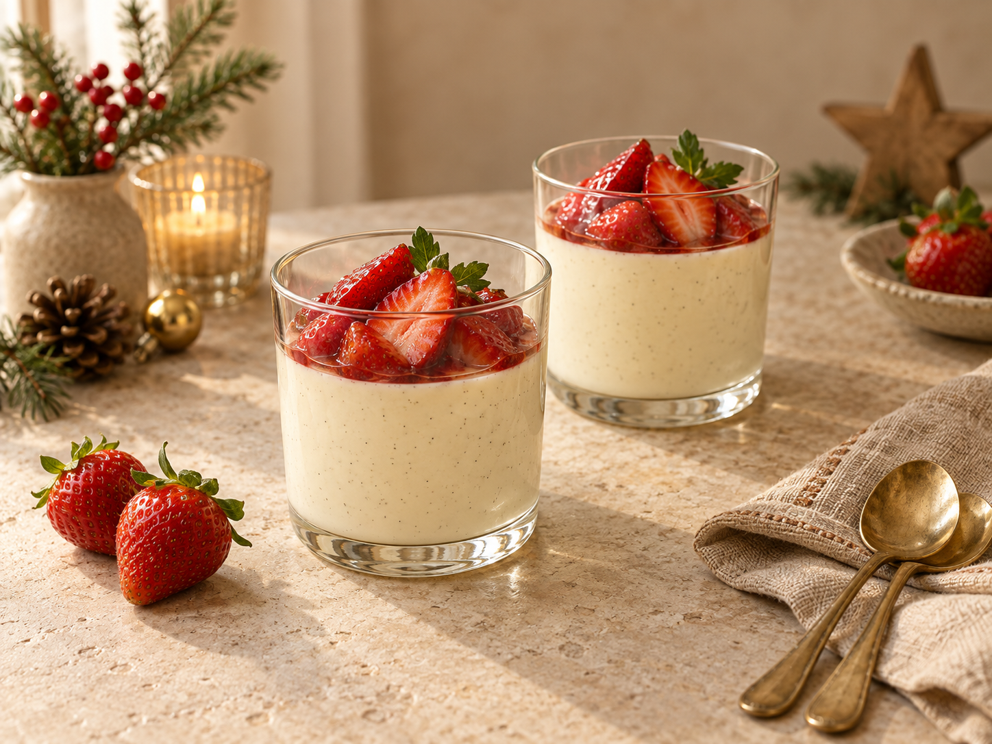 For creamy desserts & gentle infusions